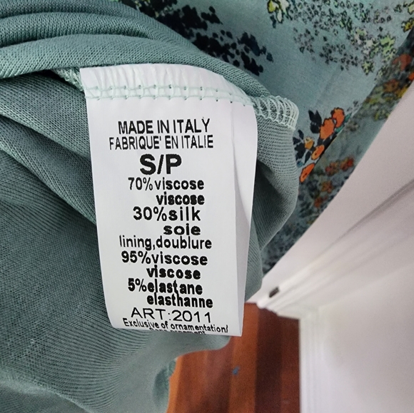 NWT silk blend midi dress - Picture 3 of 3